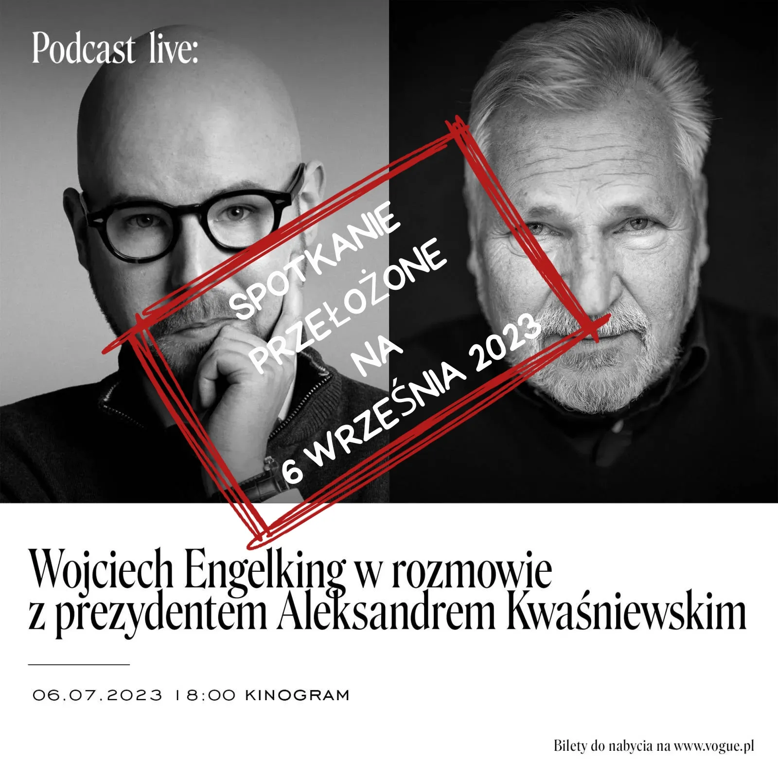 Aleksander Kwaśniewski w podcaście na żywo w kinie KinoGram – „Czas odzyskany”.